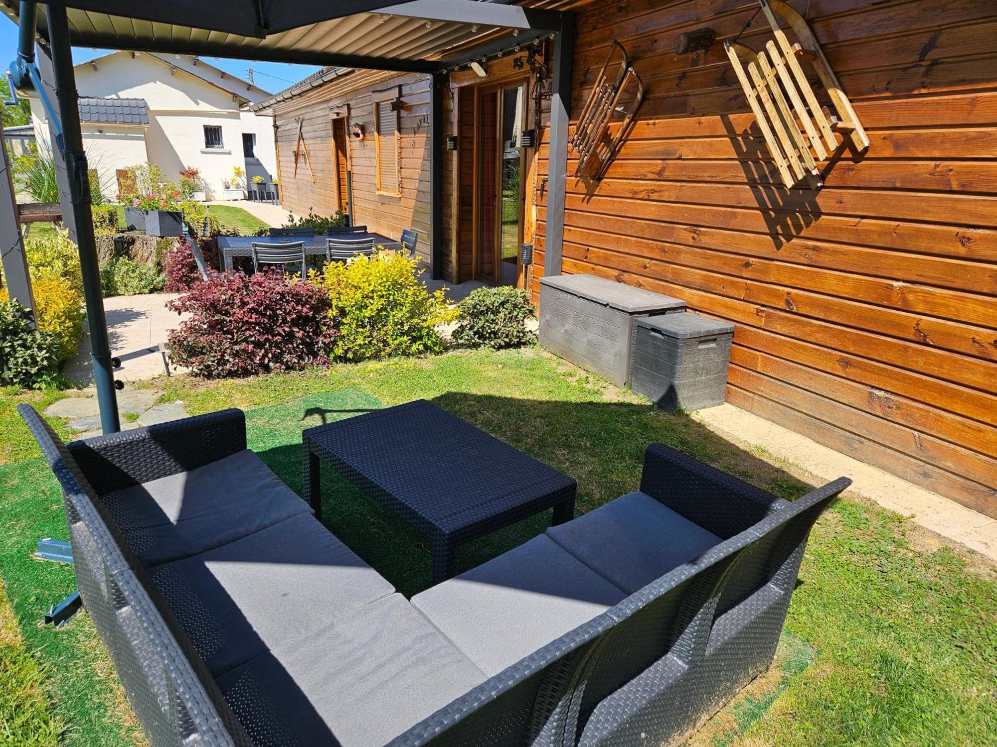 Chez Lavalou Gite 4* Chaleureux En Bois ลันน์เมอซ็อง ภายนอก รูปภาพ